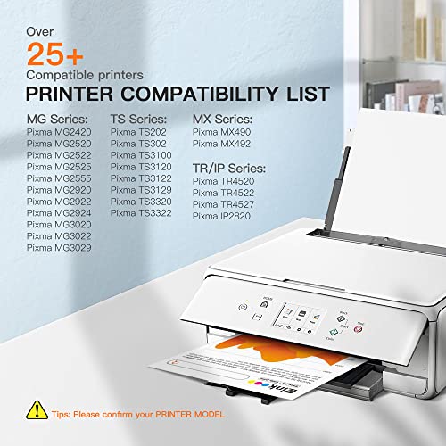 E-Z Ink (TM) Ink Cartridge Replacement for Canon 245XL PG-245XL PG245XL PG-243 Compatible with Pixma TS3120 MG2520 MX492 TR4520 TS202 MG2525 MG3022 MG2522 MG2922 (2 Black)