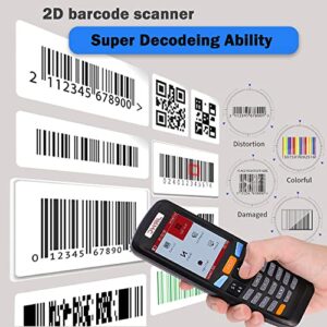 2D Wireless Barcode Scanner,JRHC Portable Inventory Scanner & Data Collector 2.4G Bar Code Reader Long Transmission Distance with 2.8 Inch LCD Screen for Werehouse,Library,Pharmacy,Supermarket,Store