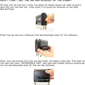 ExcelMark Self-Inking Do It Yourself Stamp Kit - A2359-DIY - Black Ink