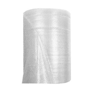 uboxes bubble roll 24 wide x 175 ft small bubbles 3/16 perforated every 12, clear, bubbsma24175