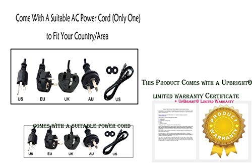 UpBright 24V AC/DC Adapter Compatible with TSC Auto ID TDP-225 TDP-225W 99-039A001-00LF 99-039A002-41LF 98-0390038-00LF Direct Thermal Label Printer 24V 2A Power Supply Cord Cable Battery Charger PSU