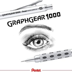 Pentel GraphGear 1000 Automatic Drafting Pencil - Metal Mechanical Pencils 0.5 and 0.7mm with Refill Leads