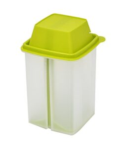 pickle storage container with strainer insert, food saver (green lid) – by home-x