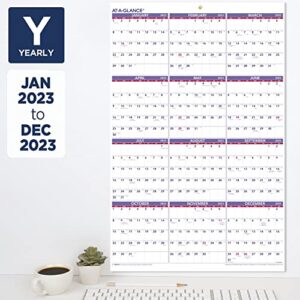 AT-A-GLANCE 2023 Wall Calendar Monthly Planner, 12 Month, Paper, 24" x 36", Extra Large (PM1228)