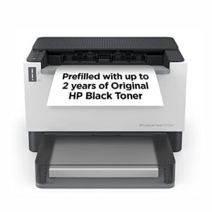 hp laserjet tank 2504dw wireless black & white printer prefilled with up to 2 years of original toner (2r7f4a)