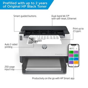 HP Laserjet Tank 2504dw Wireless Black & White Printer Prefilled with Up to 2 Years of Original Toner (2R7F4A)