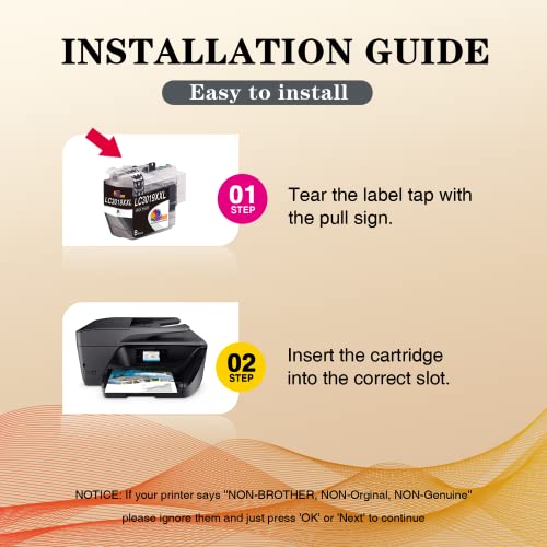 Clorisun LC3019 3019 LC3017 Ink Cartridge Replacement for Brother LC3019 3019 LC3017 3017 LC3019BK with MFC J5330DW J6930DW J6530DW J6730DW J5335DW Printer (Black Cyan Magenta Yellow, 10-Pack)