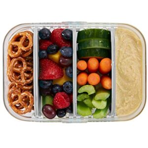 PackIt Mod Lunch Bento Food Storage Container, Steel Gray