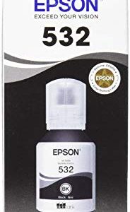 EPSON T532 EcoTank -Ink Ultra-high Capacity Bottle Black (T532120-S) for Select Epson EcoTank Printers