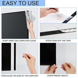 Monitor Memo Board - Multifunction Computer Monitor Memo Board Transparent Monitor Side Panel Creative Desktop Memo Board Easy to Use Suitable for Home Office Desktop 2pcs (Left and Right)