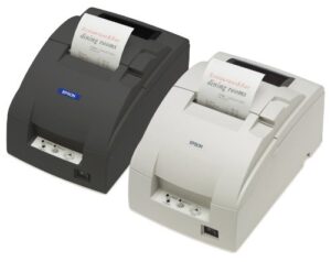 tm-u220b receipt printer (serial interface, traditional chinese, autocutter and ps-180) – dark gray