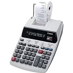 Canon P170dh3 12-Digit Desktop Printing Calculator, White