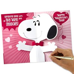 Hallmark Peanuts Musical Valentines Day Card for Kids (Snoopy Hug)