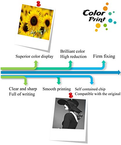 ColorPrint Compatible Ink Cartridge Replacement for Brother LC103 LC103XL LC101 Used for MFC-J870DW MFC-J470DW MFC-J450DW MFC-J4310DW J4410DW J6920DW J475DW Printer (3Cyan,3Magenta,3Yellow, 9-Pack)