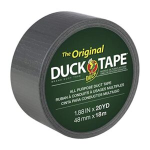 the original duck tape brand 1044729 duct tape, 1-pack 1.88 inch x 20 yard, 1-pack silver , gray