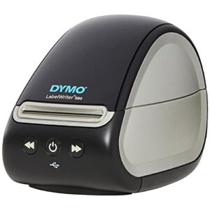 DYMO LabelWriter 550 Direct Thermal Barcode Label Printer, USB Connectivity - 62 Labels Per Minute, Auto Label Recognition, Monochrome Label Maker, Printer_Cable