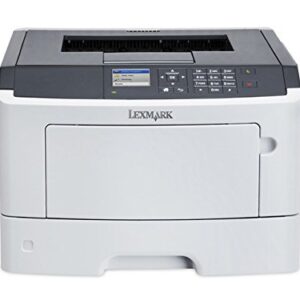 Lexmark MS510dn Compact Monochrome Laser Printer, Network Ready, Duplex Printing and Professional Features,Black/Grey