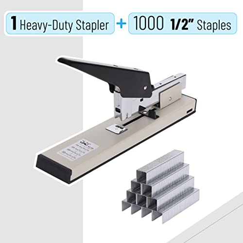 Mr. Pen- Heavy Duty Stapler with 1000 Staples, 100 Sheet High Capacity, Office Stapler, Desk Stapler, Big Stapler, Paper Stapler, Commercial Stapler, Large Stapler, Industrial Stapler, Heavy Stapler