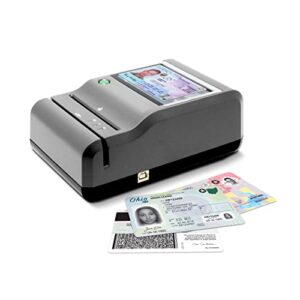 e-seek m280 id reader – usb flatbed scanner & 2d barcode reader for desktop