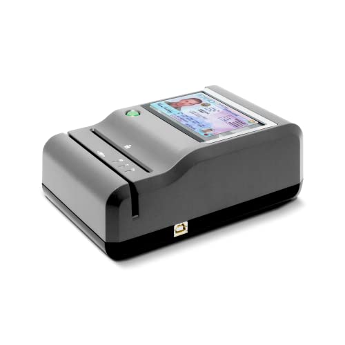 E-Seek M280 ID Reader - USB Flatbed Scanner & 2D Barcode Reader for Desktop