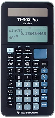 Texas Instruments 30Xpromp/Tbl/2E5 Scientific Calculator