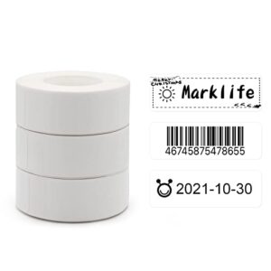 Marklife P11 Label Maker Machine with 4 Rolls Tape,Mini Thermal Wireless Inkless Sticker Printer Machine for Home Kitchen Office Organization