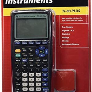 Texas Instruments TI-83 Plus Graphing Calculator (Renewed)