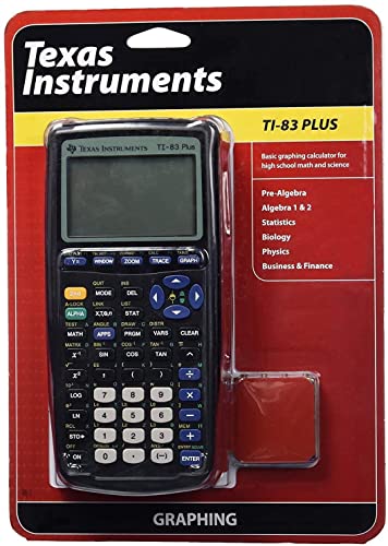 Texas Instruments TI-83 Plus Graphing Calculator (Renewed)