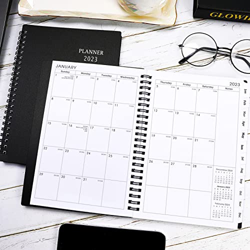 2023 Planner - 2023 Planner with Weekly and Monthly Spreads, Jan 2023 - Dec 2023, 6.25" × 8.3", Strong Twin-Wire Binding, Round Corner, Improving Your Time Management Skill