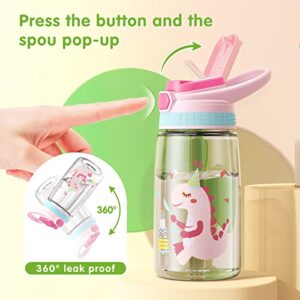 WayEee Lunch Box with Lunch Bag Bento Box Set for Girls - Insulated Lunch Bag with 4 Compartment Bento Box Water Bottle Ice Pack Silicon Cap Salad Container for Kids Back to School Ideal for Age 6-15