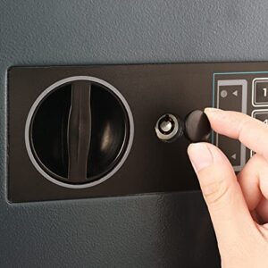 Drop Safe - Digital Safe Compact Steel Money Security Box with Keypad - Deposit Cash Easily – For Home or Business by Paragon Safe - Black