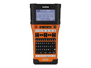 brother p-touch-e550w hand-held labeler (ux0987),black/orange