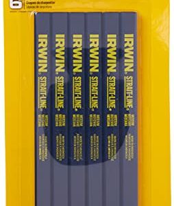 IRWIN Carpenter Pencil, Medium Lead, 6-Piece (66400)