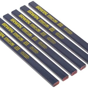 IRWIN Carpenter Pencil, Medium Lead, 6-Piece (66400)