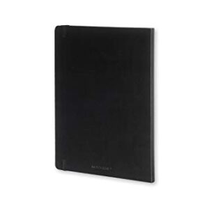 Moleskine Classic Notebook, Hard Cover, XL (7.5" x 9.5") Ruled/Lined, Black, 192 Pages
