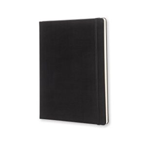 Moleskine Classic Notebook, Hard Cover, XL (7.5" x 9.5") Ruled/Lined, Black, 192 Pages