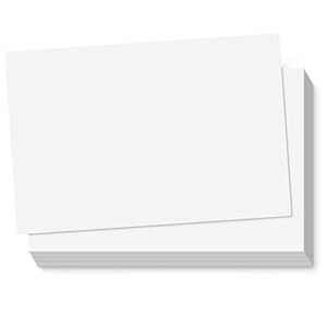 sweetzer & orange 300gsm 4×6” postcard paper cardstock (both sides blank) for art or blank postcards for mailing. set of 60 white blank post cards, printable postcards set. bulk post card pack.