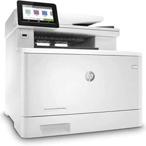 HP Color Laserjet Pro M479fdw Wireless Laser Printer, Print Scan Copy Fax, Auto 2-Sided Printing, 28 ppm, 250-sheet, 512MB, 8.5x14,Compatible with Alexa, Wulic Printer Cable