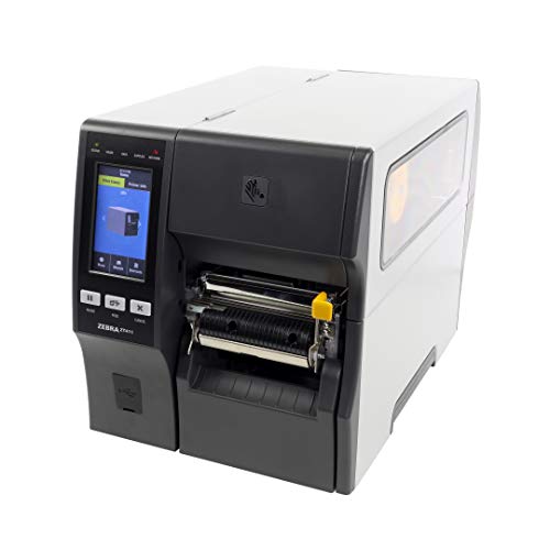 ZEBRA ZT411 Thermal Transfer Industrial Printer 203 dpi Print Width 4 in Serial USB Ethernet Bluetooth Peeler with Liner Take-Up ZT41142-T310000Z