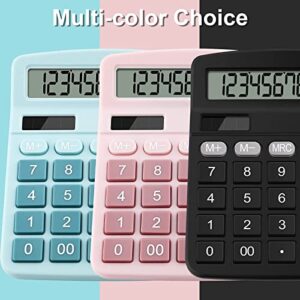 Ellieea Desk Calculator Large Display Pink