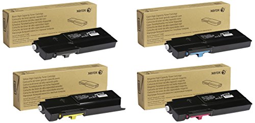 Xerox VersaLink C400/C405 Cyan, Magenta, Yellow, and Black High Capacity Toner Cartridge Multi-Pack (5,000 Pages) - 106R03512, 106R03513