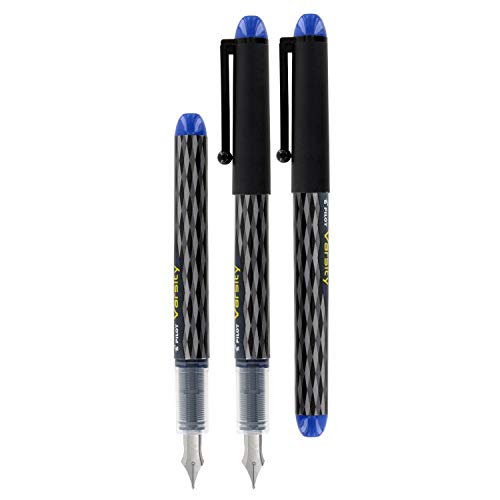 Pilot Varsity Disposable Fountain Pens, Blue Ink, Medium Point, Pack of 6