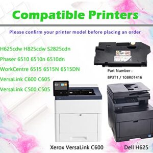 WorkPlus Compatible for WorkCentre 6515 Waste Toner Box for Xerox 6515 WorkCentre 6510 VersaLink C500 C505 C600 C605 Waste Toner Cartridge(Part#108R01416)