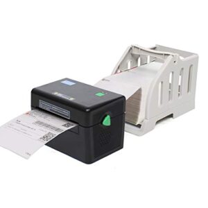 WINUS Shipping Label Printer, 70" x 4.25" -Commercial XP-DT108B Portable USB 2.0 High Speed Thermal Label Barcode Electric Printer Marker Writer Machine for Warehouse