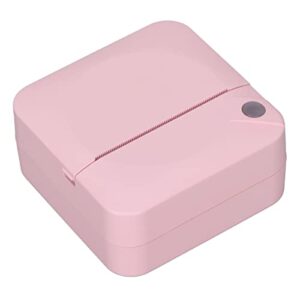 Gaeirt Mini Printer 200dpi Thermal Printer for Phone, Rechargeable Inkless Printer Instant Photo Printer Portable Printer for Home Picture Printer for Photos, Notes(Pink)