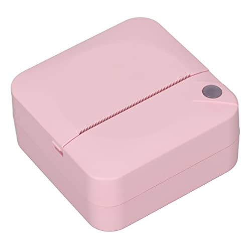 Gaeirt Mini Printer 200dpi Thermal Printer for Phone, Rechargeable Inkless Printer Instant Photo Printer Portable Printer for Home Picture Printer for Photos, Notes(Pink)