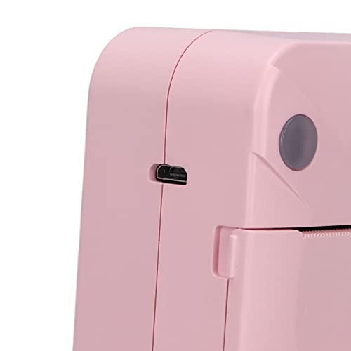 Gaeirt Mini Printer 200dpi Thermal Printer for Phone, Rechargeable Inkless Printer Instant Photo Printer Portable Printer for Home Picture Printer for Photos, Notes(Pink)