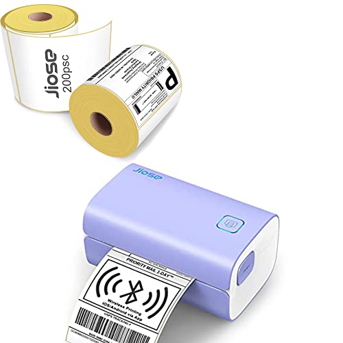 Jiose Bluetooth Thermal Label Printer+440pcs Labels