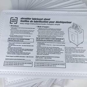 STAPLES Shredder Lubricant Lubricating Sheets 24/pk