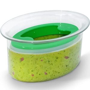 guacamole keeper storage container with airtight lid